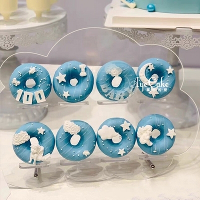 2 3 6 Tiers Cupcake Acrylic Dessert Stand Custom Size Holder