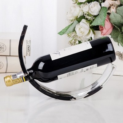 Acrylic Fiber Wine Bottle Rack Simple Display Ribbon Decorative