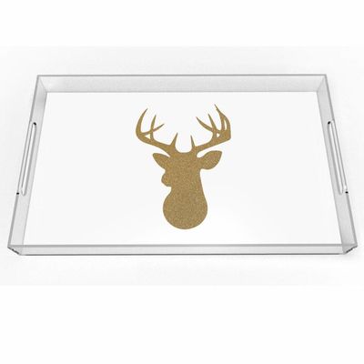 2mm 3mm Thickness Acrylic Tray Display Square Lucite Serving Tray