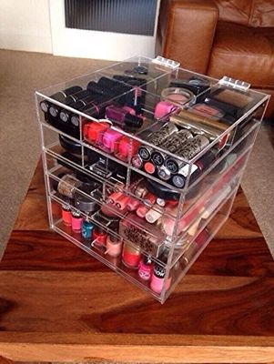OEM ODM Acrylic Lip Gloss Packaging Box With 24 Slots Holder