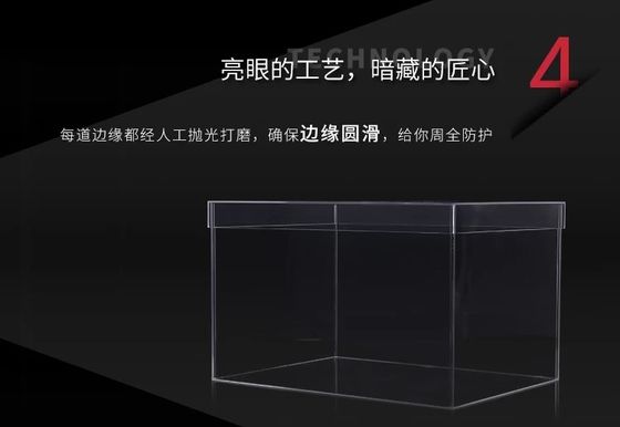 Antibacterial Acrylic Shoe Display Case Container Store Acrylic Display Boxes