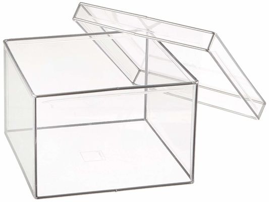 Small Clear Acrylic Candy Boxes Chemical Resistance 8x8x8cm