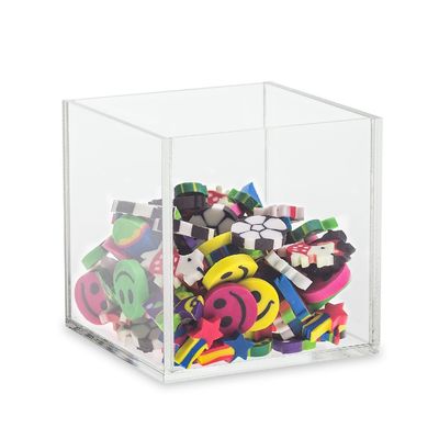 UV Resistance Clear Acrylic Storage Box 3mm Thickness 1L-3L Capacity