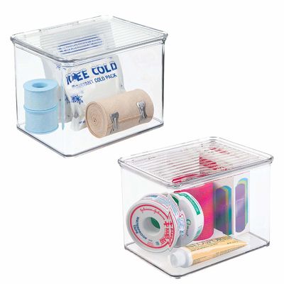 Stable Lockable Acrylic Storage Box Clear Acrylic Jewelry Box With Lid
