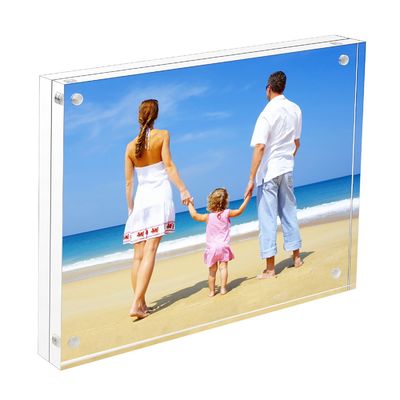 OEM ODM Acrylic Photo Display Clear Plastic Magnetic Picture Frames
