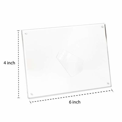 3.5inch 5inch Acrylic Photo Display Free Standing Acrylic Photo Frames