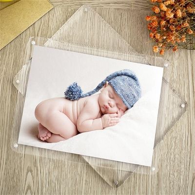 Clear Acrylic Photo Frame With Round Corner