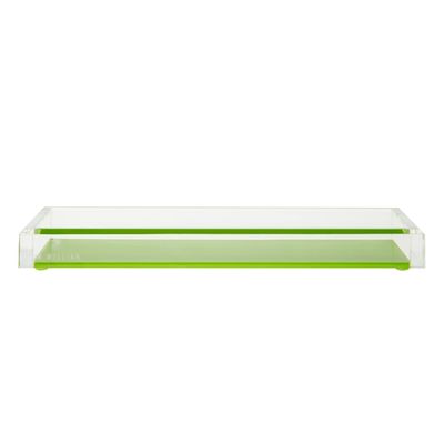 Palisades Green Acrylic Tray Display Plastic Desk Organizer Tray