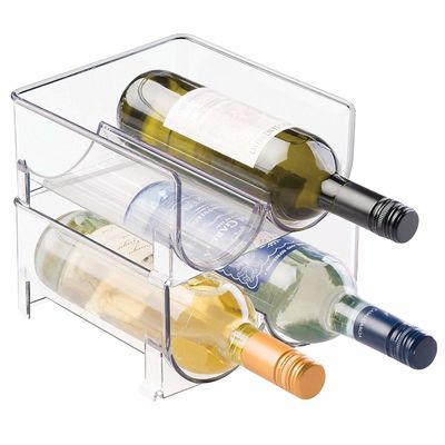 Tabletop Acrylic Plastic Wine Rack Modular