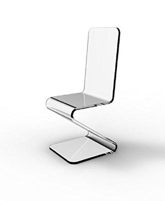 Acrylic Plexiglass Lucite Z Chair High Light Transparency