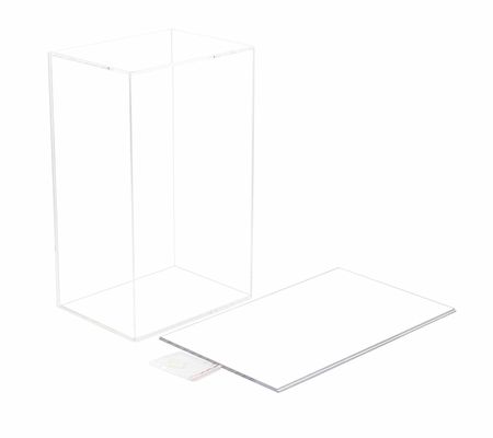 Versatile Clear Acrylic Display Case Fine Workmanship 8&quot; X 6&quot; X 13&quot;