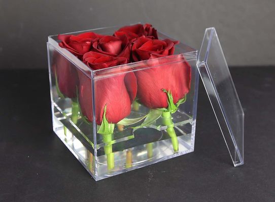 Acrylic Plexiglass Flower Box With Insert