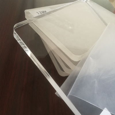 Sign Transparent Square Panel Cast Acrylic Sheet With Protective Paper