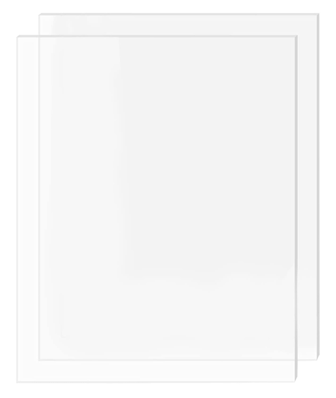 3Mm Clear Acrylic Sheets 12 X 16 X 1/8 Inch , Thin Clear Plexiglass Panel For Laser