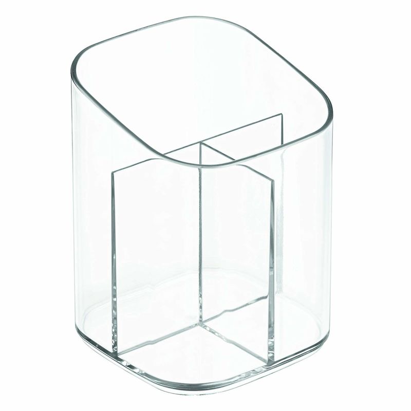 Stackable PMMA Acrylic Display Box Makeup Brush Holder Cup Bathroom Accessories