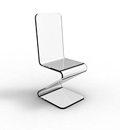 Acrylic Plexiglass Lucite Z Chair High Light Transparency