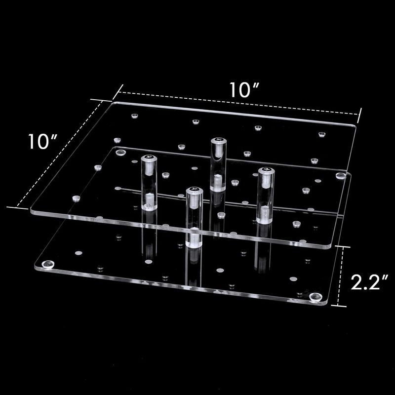 Leather Plexiglass / Perspex Acrylic Belt Display Plastic Rack For Men