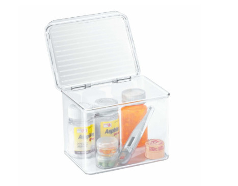Lockable Clear 2.5mm Thickness Acrylic Storage Box With Lid
